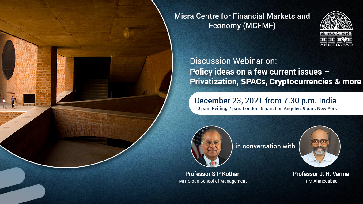 Policy Ideas on a Few Current Issues