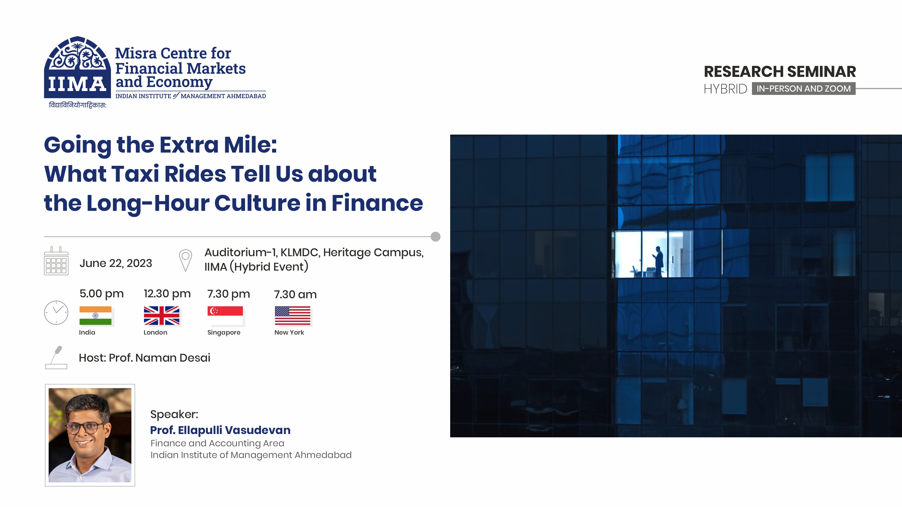 Going the Extra Mile: What Taxi Rides Tell Us about the Long-Hour Culture in Finance